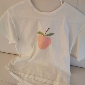 Peach T-shirt short sleeve tee